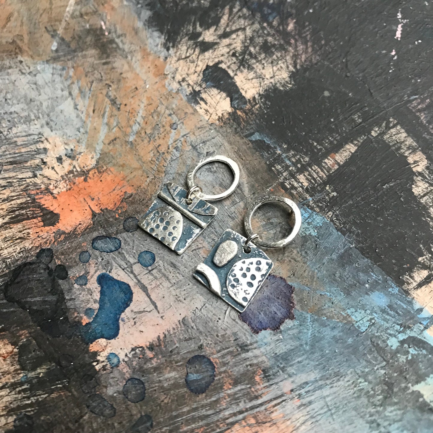 The COLLAGE FUSION earrings no. 2