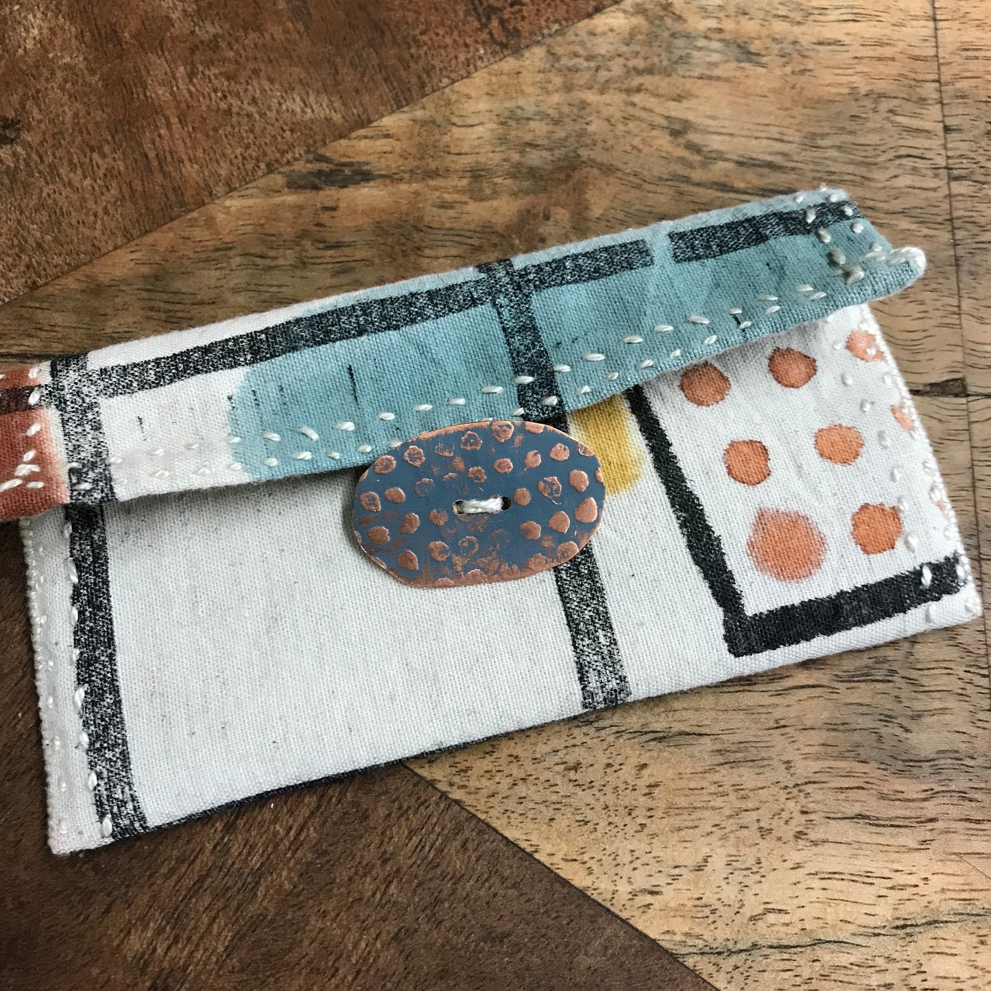 Linen purse no. 6