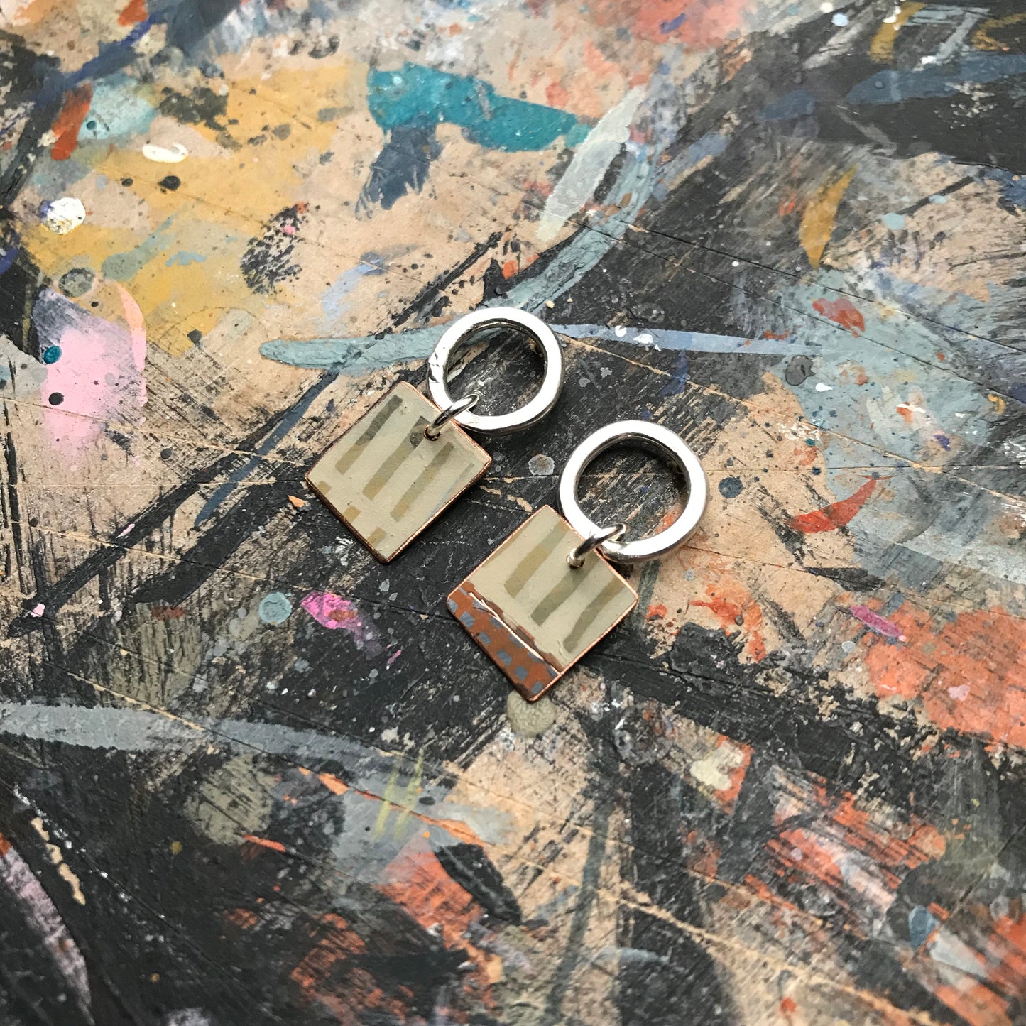 the peaceful ON THE CUSP earrings