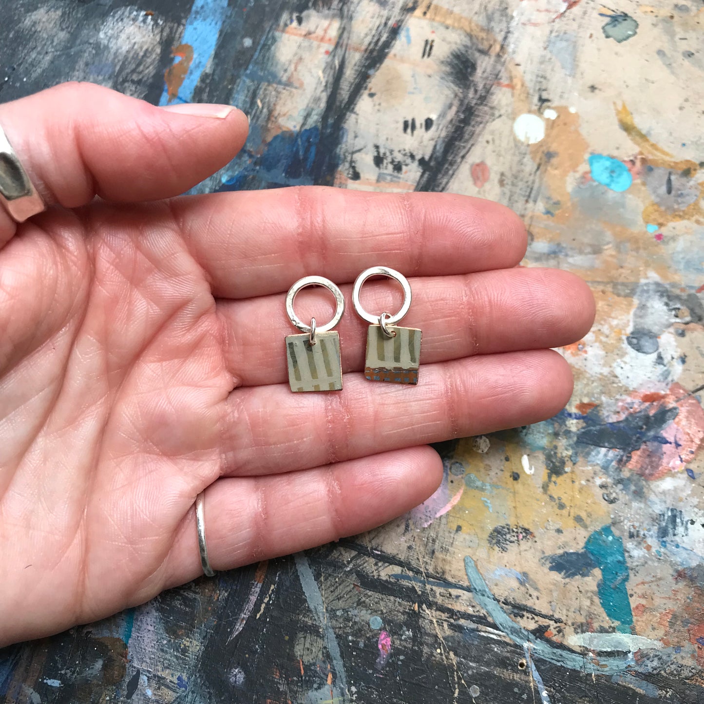 the peaceful ON THE CUSP earrings