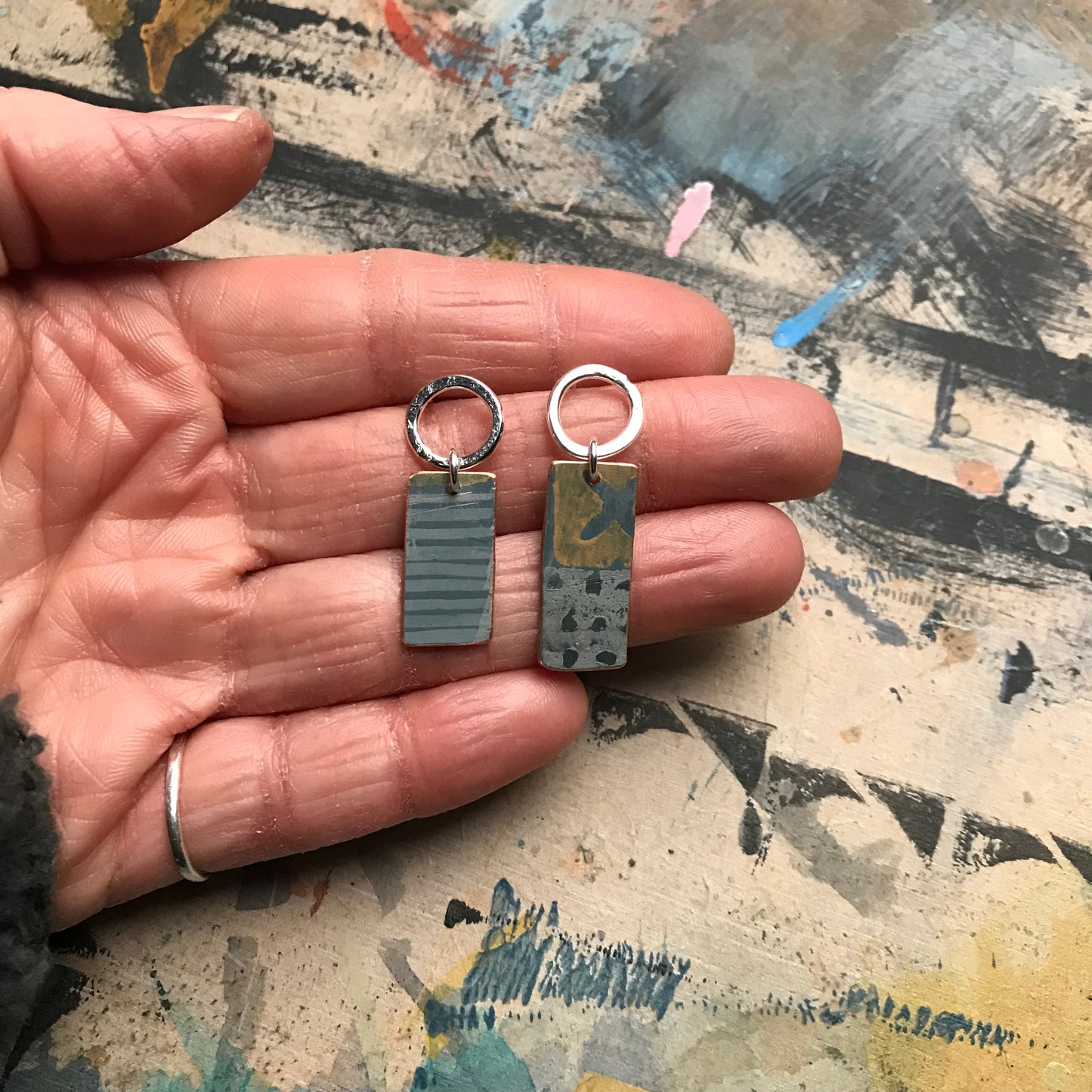 the OUT OF WINTER earrings