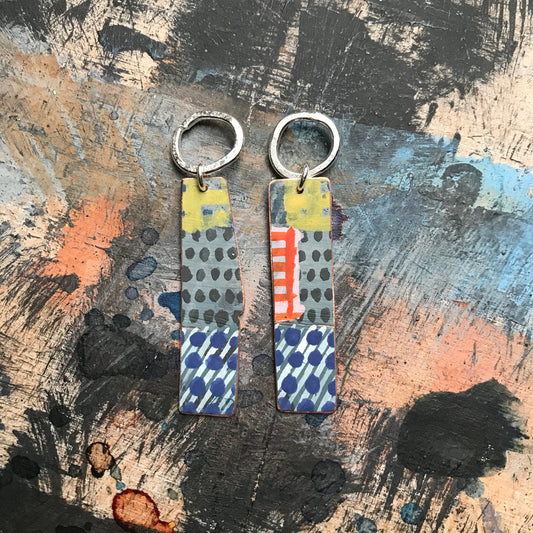 the DELIBERATELY UNRAVELING earrings