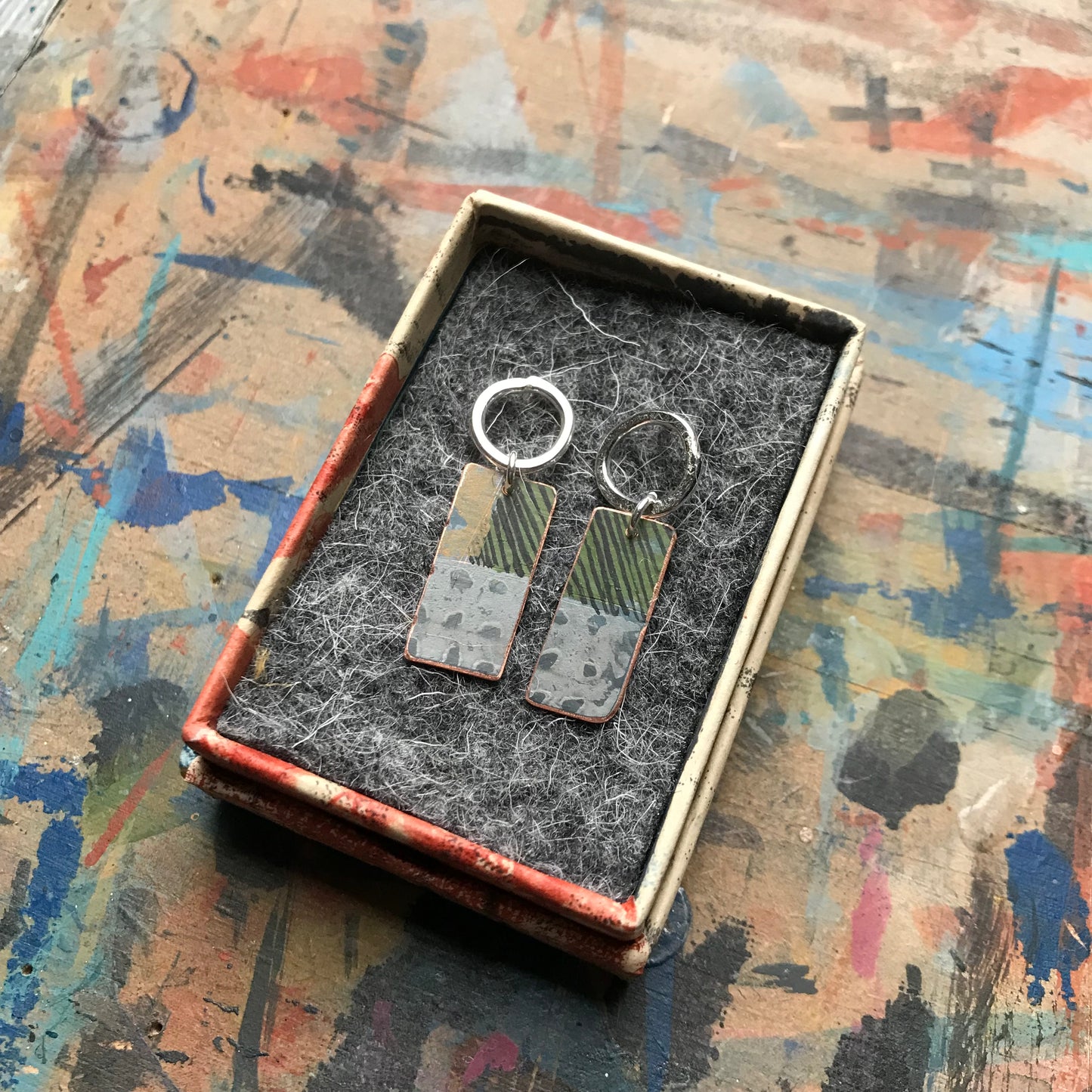 the ON PURPOSE earrings